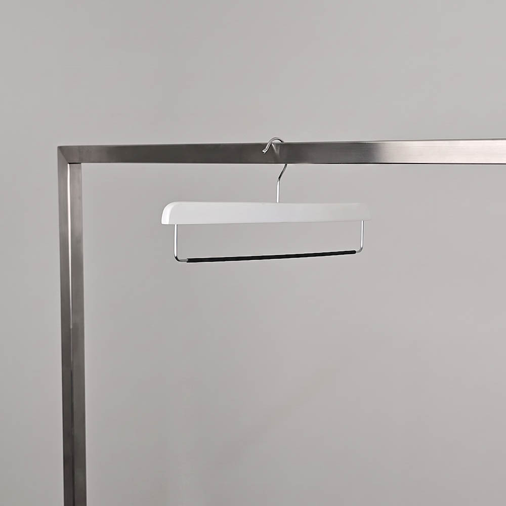 Вешалка-зажим деревянная для брюк PH36066-36CM /white lacquer color/50pcs/ctn