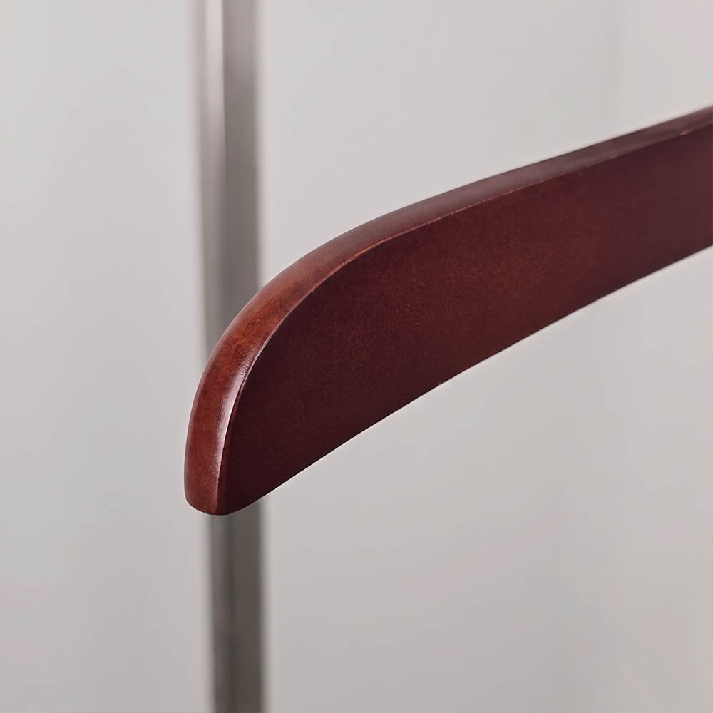 Вешалки-плечики деревянные FH50006 /mahogany lacquer color/100pcs/ctn