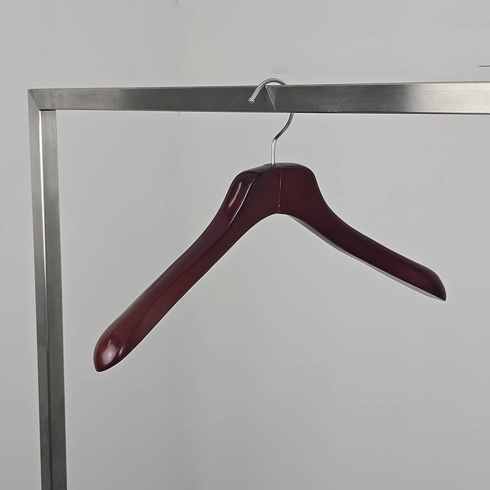Вешалки-плечики деревянные DH289006-42CM /mahogany lacquer color/24pcs/ctn