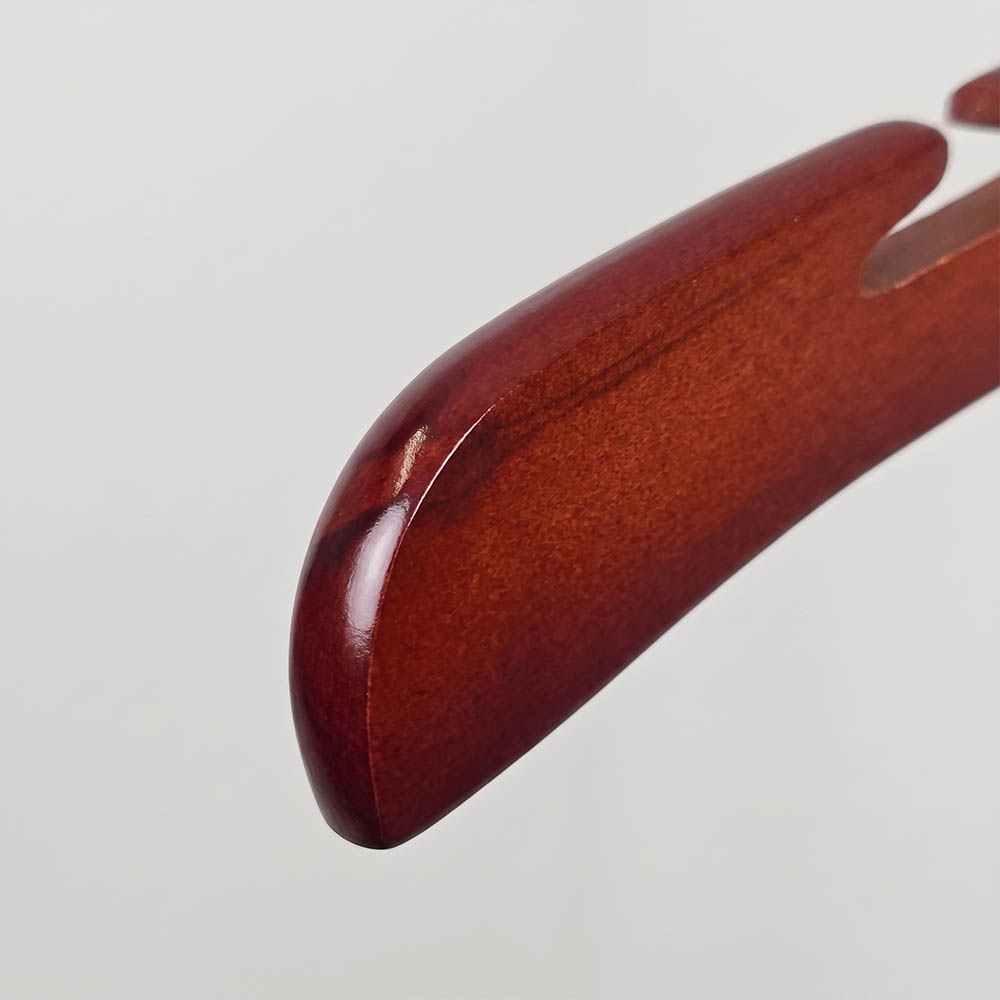 Вешалки-плечики деревянные FH64106-T /mahogany lacquer color/100pcs/ctn