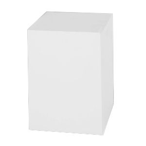 Куб пластиковый белый 40*40*60 см