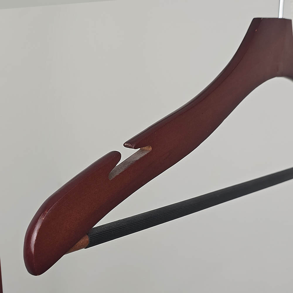 Вешалки-плечики FH64116-T /mahogany lacquer color/100pcs/ctn