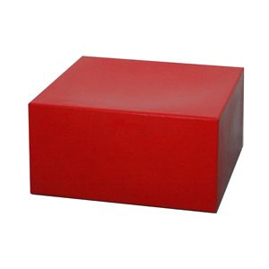 Куб пластиковый красный 40*40*20 см