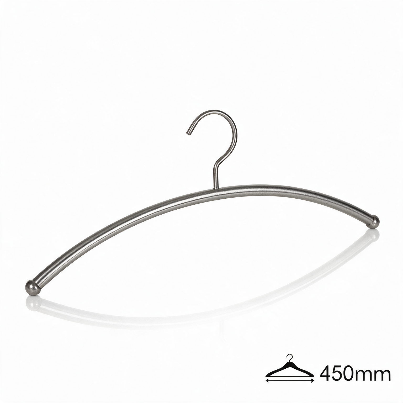 Вешалки-плечики с покрытием сатин A012/stainless steel hanger/satin/100pcs/ctn