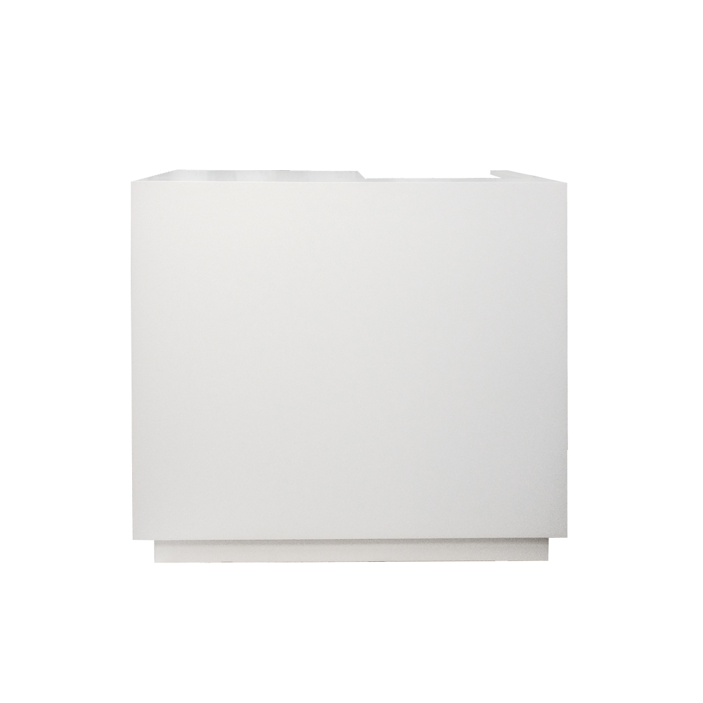 Кассовый стол KM-1200-500-1050-white-matt