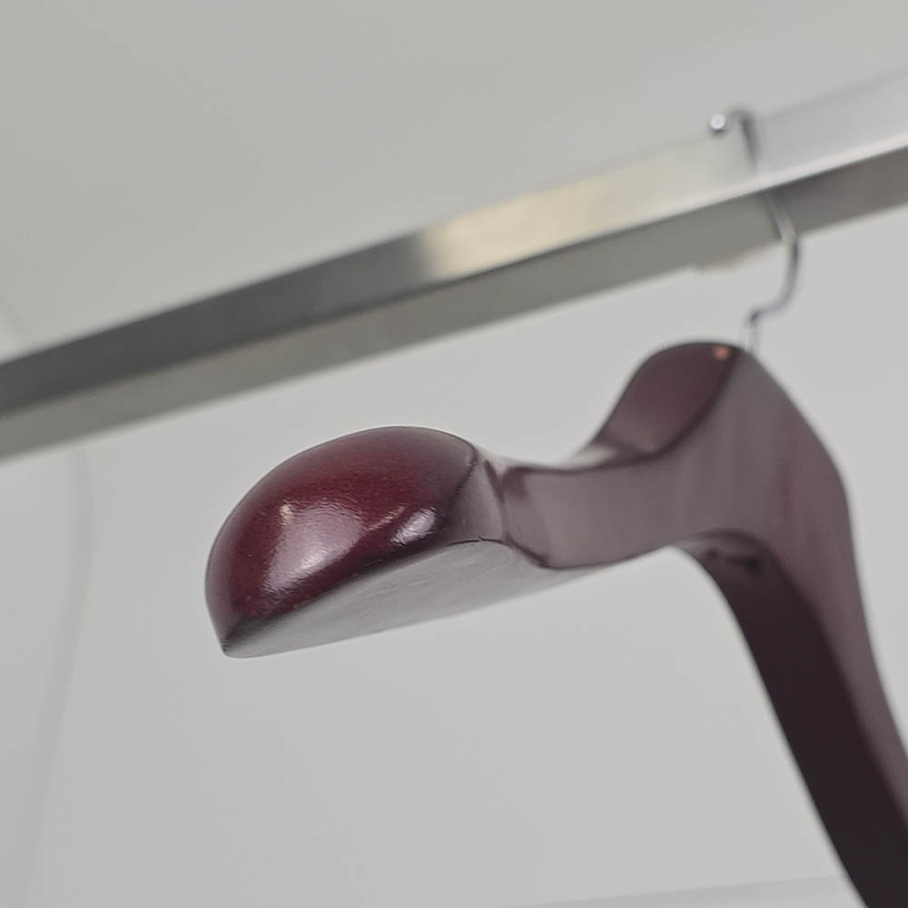 Вешалки-плечики деревянные DH289006-42CM /mahogany lacquer color/24pcs/ctn