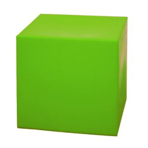 Куб пластиковый зеленый 40*40*40 см