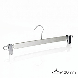 Купить Вешалка-зажим деревянная для брюк SH24116-40CM /silver lacquer color/120pcs/ctn