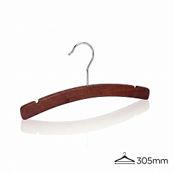 Купить Детские вешалки-плечики деревянные KH90106-30.5CM /mahogany lacquer color/60pcs/ctn