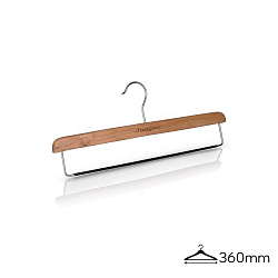 Купить Вешалка-зажим деревянная для брюк PH36066-36CM /natural lacquer color/50pcs/ctn